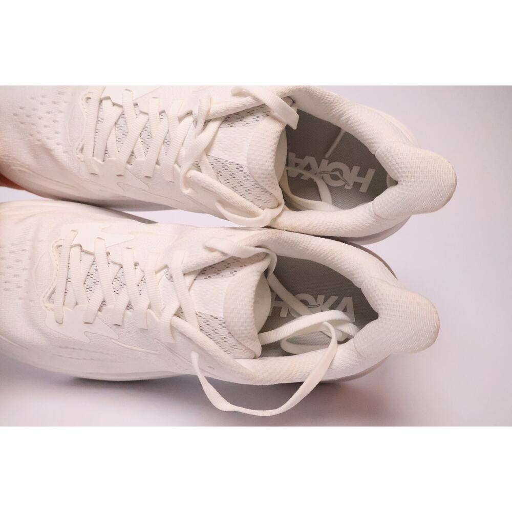 Hoka One One Clifton 10 White 1162031-WWH Women's NEW Read #2069.5 - Picture 13 of 16